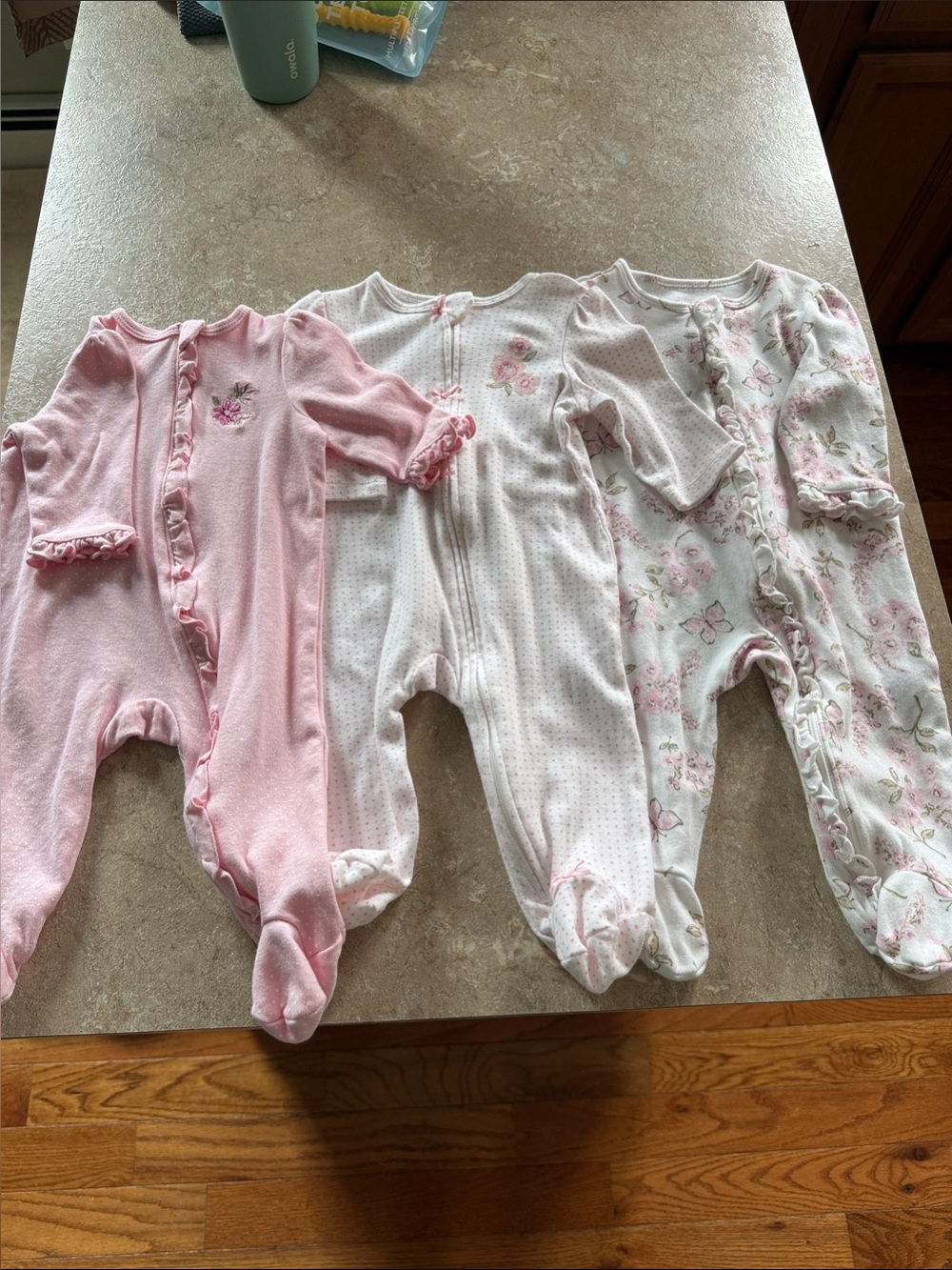 NWOT Little Me 6 Month footie Sleepwear Pack